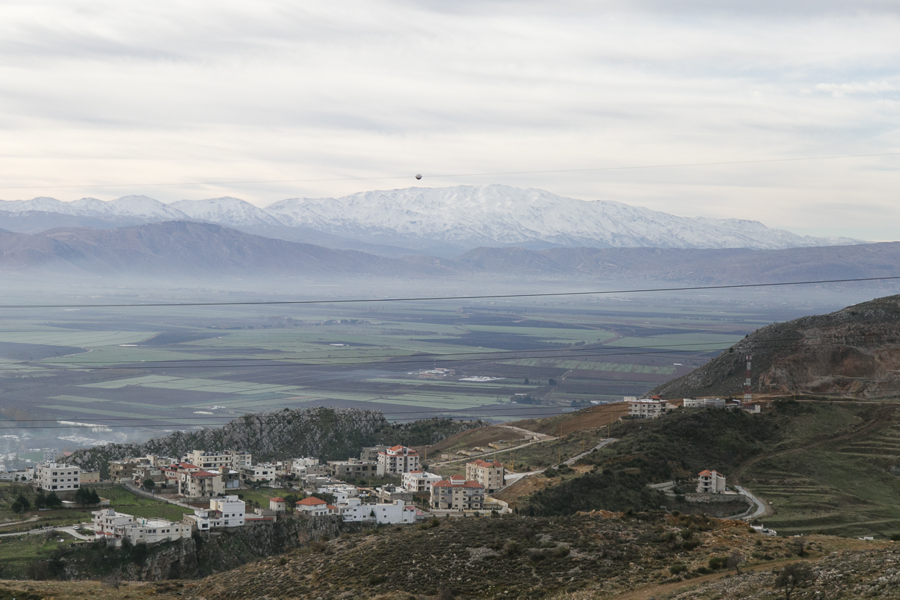 Snow covered mountains of Lebanon