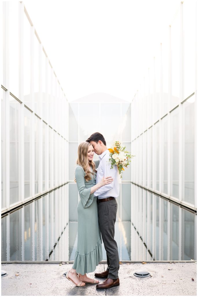 romantic engagement session in raleigh NC
