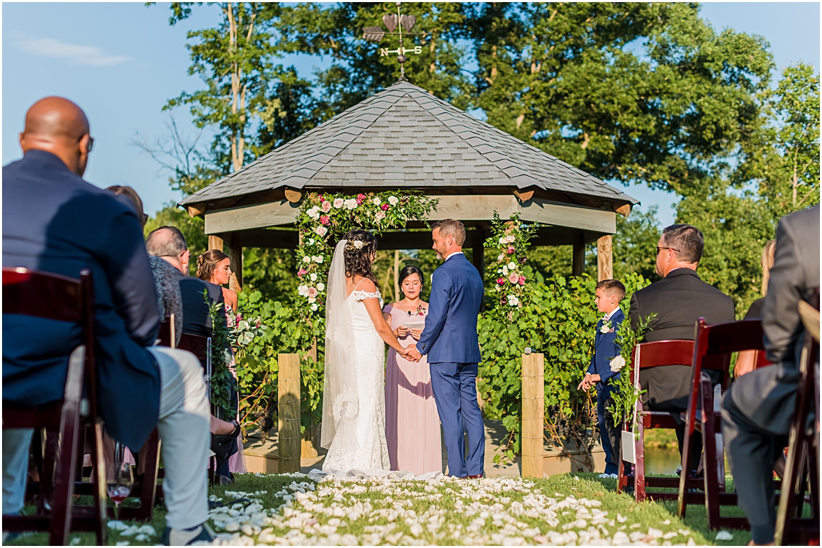 Koy, Melissa and Officiant at Jolo Winery Wedding