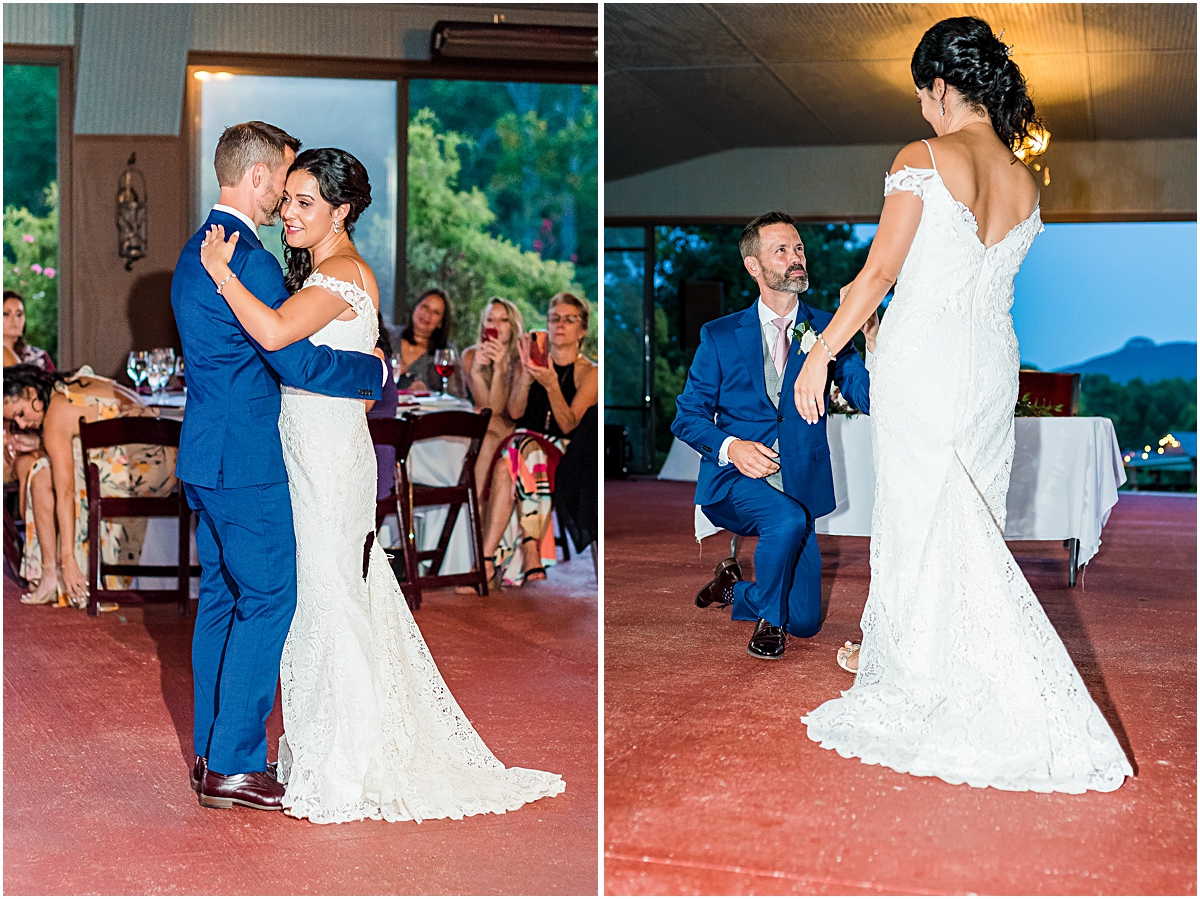 Koy and Melissa at first dance