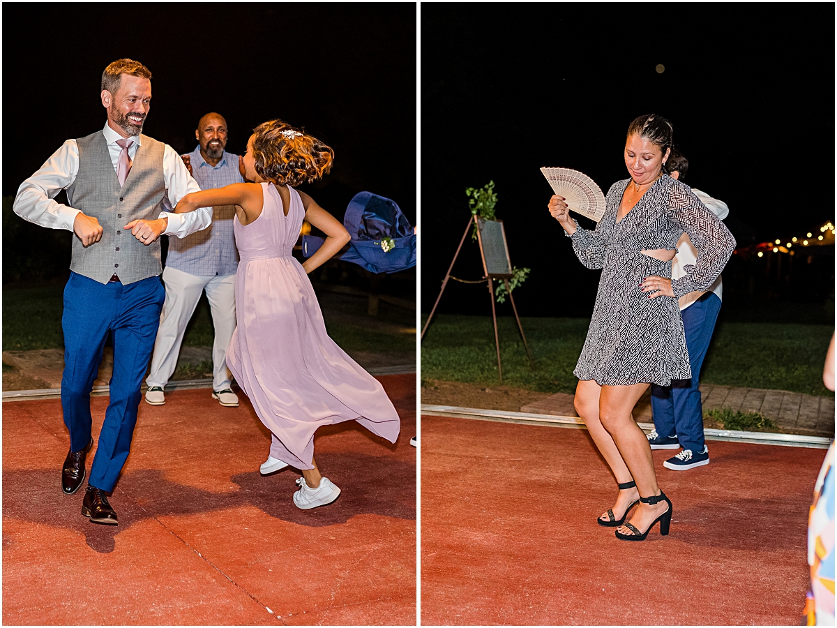 Dancing at reception at Jolo Winery Wedding