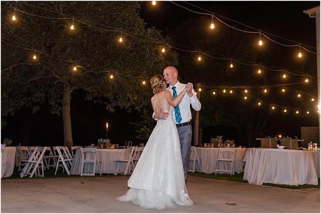 Luke and Brynn dancing with no one else around taken by a wedding photographer